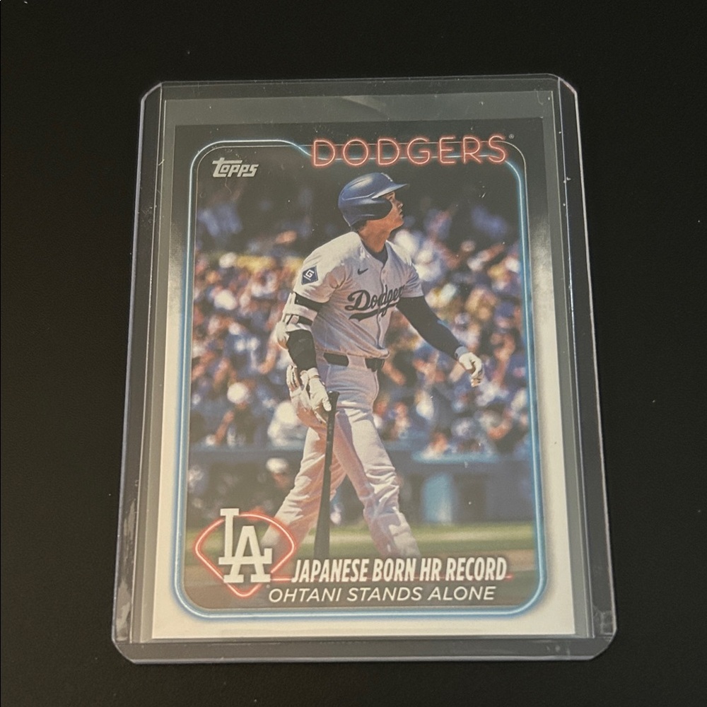 2024 Topps Update Series Shohei Ohtani Japanese Born HR Record #US123 LA Dodgers